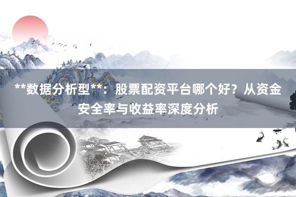**数据分析型**：股票配资平台哪个好？从资金安全率与收益率深度分析